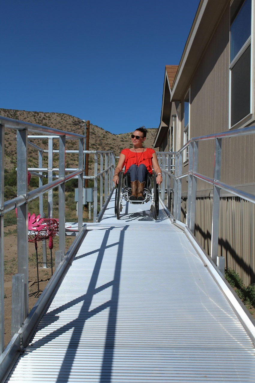 ADA Compliant Modular Aluminum Wheelchair Ramps East Windsor, Mercer County, NJ